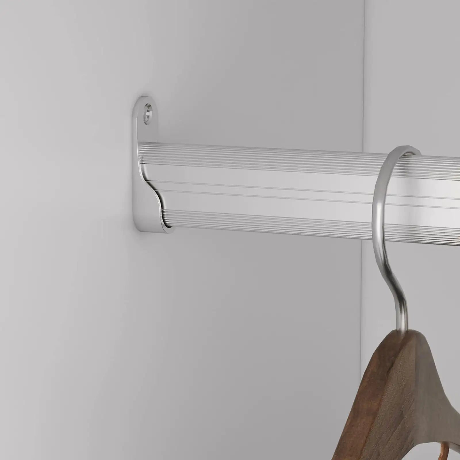 Modular Bathroom Wall Shelves - White Storage Organizer