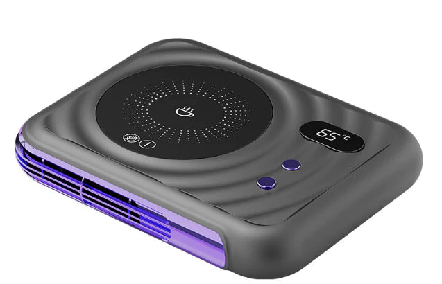 2-in-1 Desk Heater & Cup Warmer - Portable Air Blower