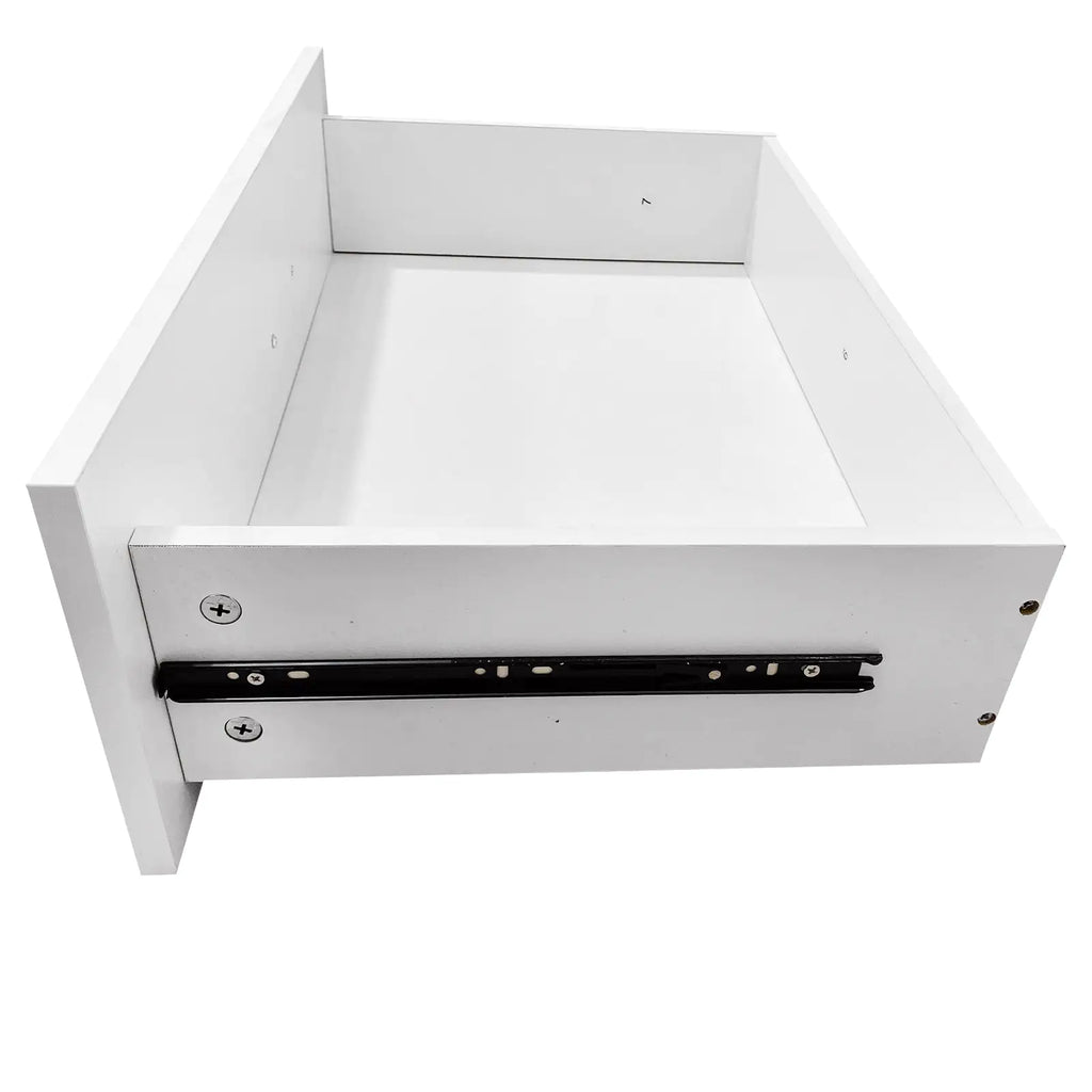 Modular Bathroom Wall Shelves - White Storage Organizer