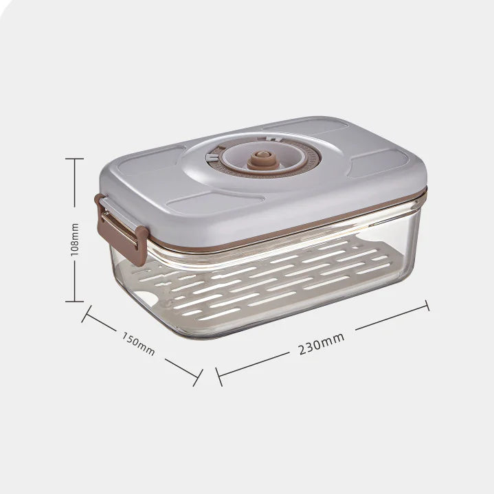 Vacuum Food Storage Container - Transparent Airtight Box