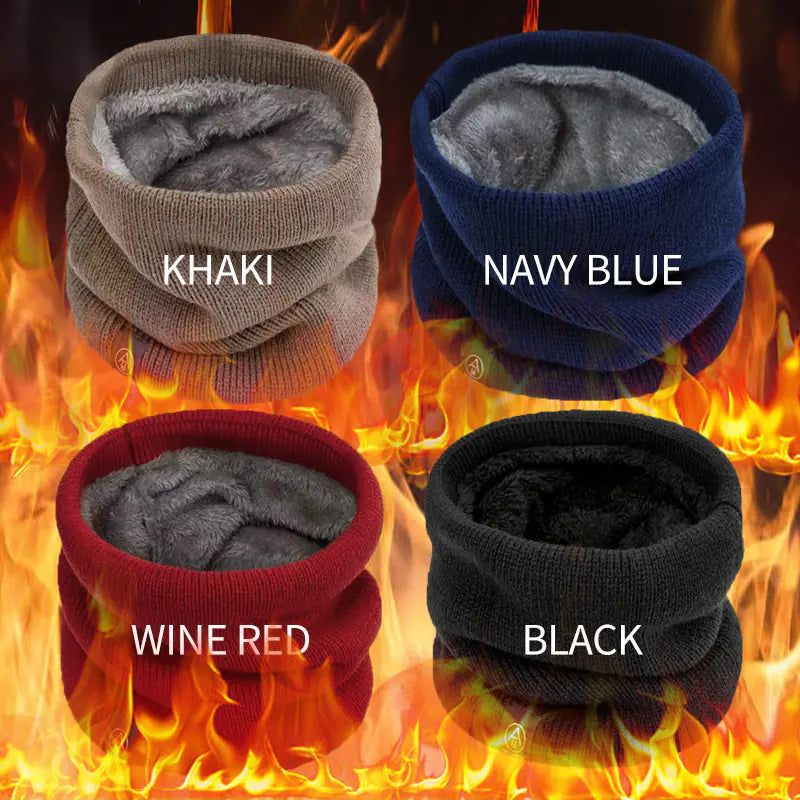 Unisex Plush Wool Winter Scarf