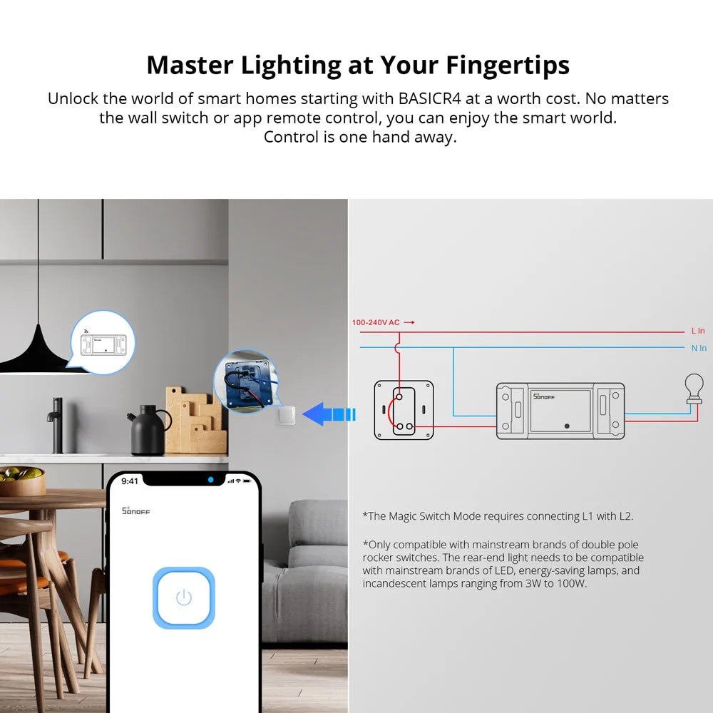 SONOFF BASICR4 Wi-Fi Smart Switch
