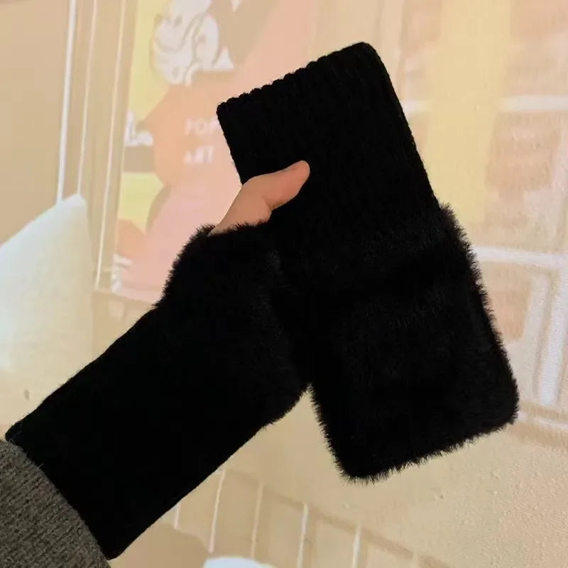 Winter Fingerless Gloves