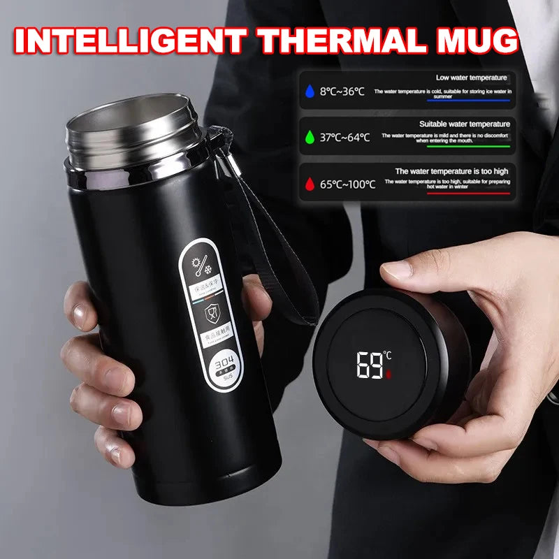 🧊 Smart Water Bottle with Temperature Display