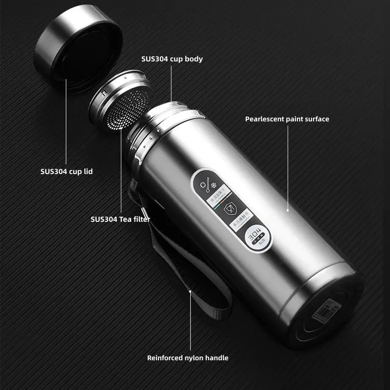 🧊 Smart Water Bottle with Temperature Display