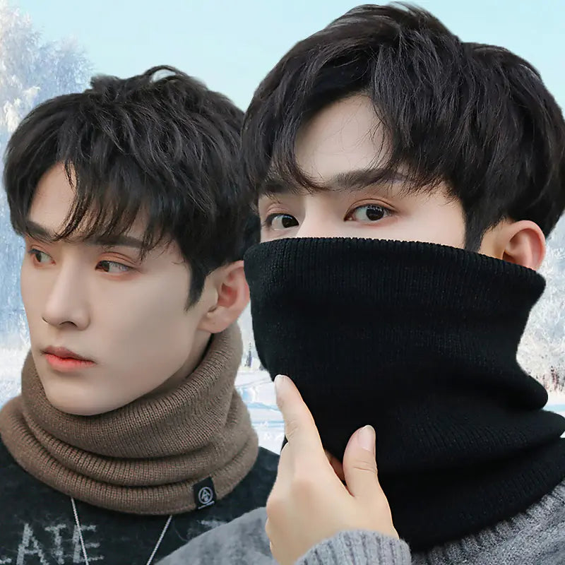 Unisex Plush Wool Winter Scarf