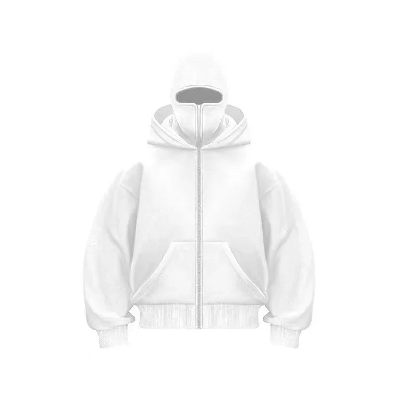"ShadowHood™ – Y2K Masked Hoodie" - NEXUS