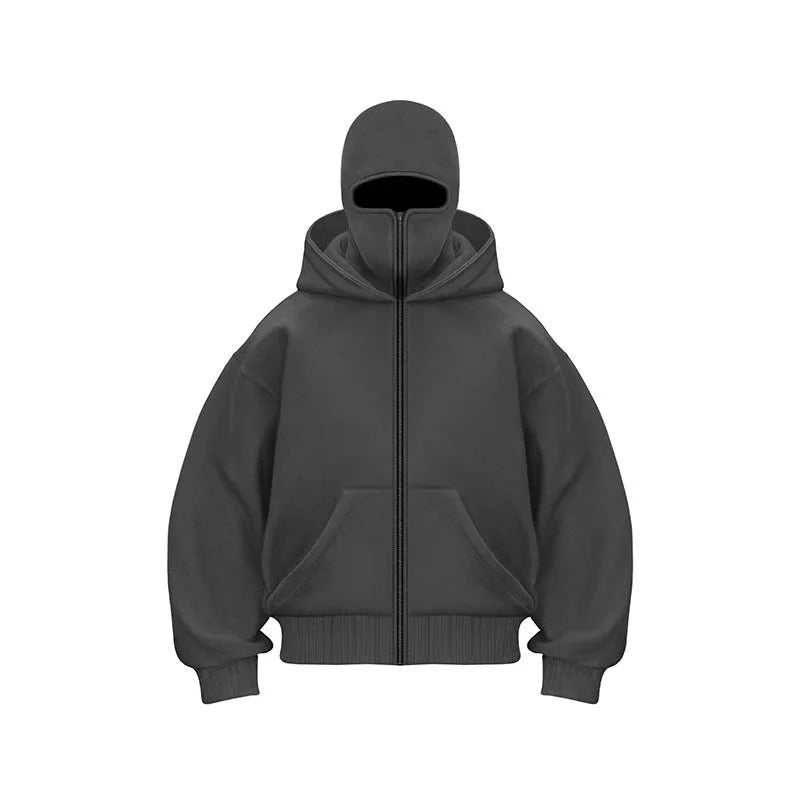 "ShadowHood™ – Y2K Masked Hoodie" - NEXUS