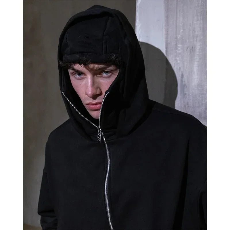 "ShadowHood™ – Y2K Masked Hoodie" - NEXUS