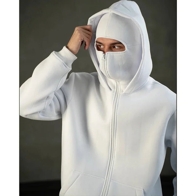 "ShadowHood™ – Y2K Masked Hoodie" - NEXUS